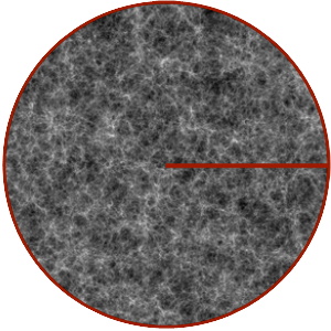 Horizon radius annotated galaxies